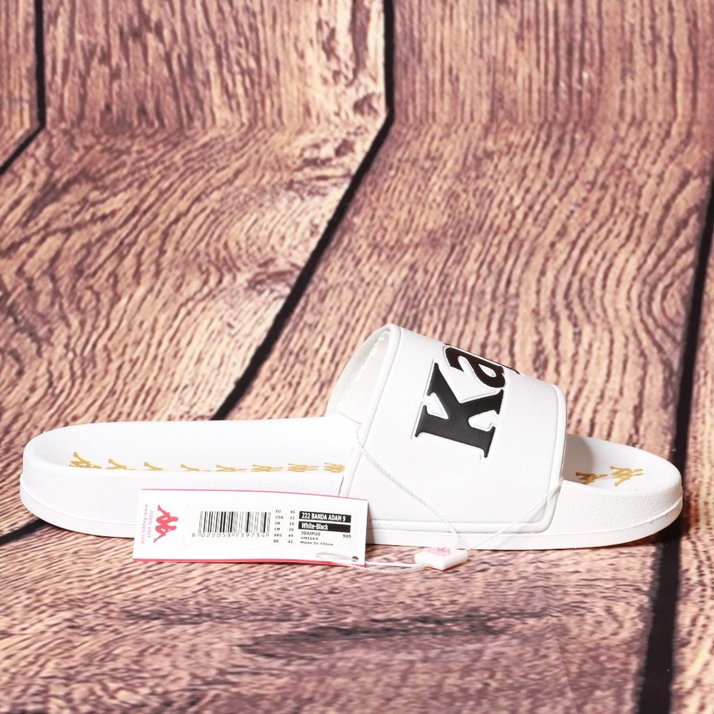 kappa unisex 222 Banda Adam 9 white -black size 11 - Picture 4 of 6